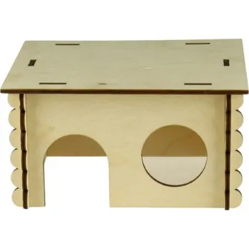 Tatrapet Dřevěný domeček pro hlodavce 18,5x15,5x10 cm