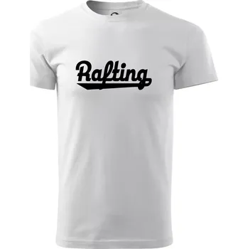 Rafting nápis - Triko extra velké (5-8XL) - 7XL ( Bílá )