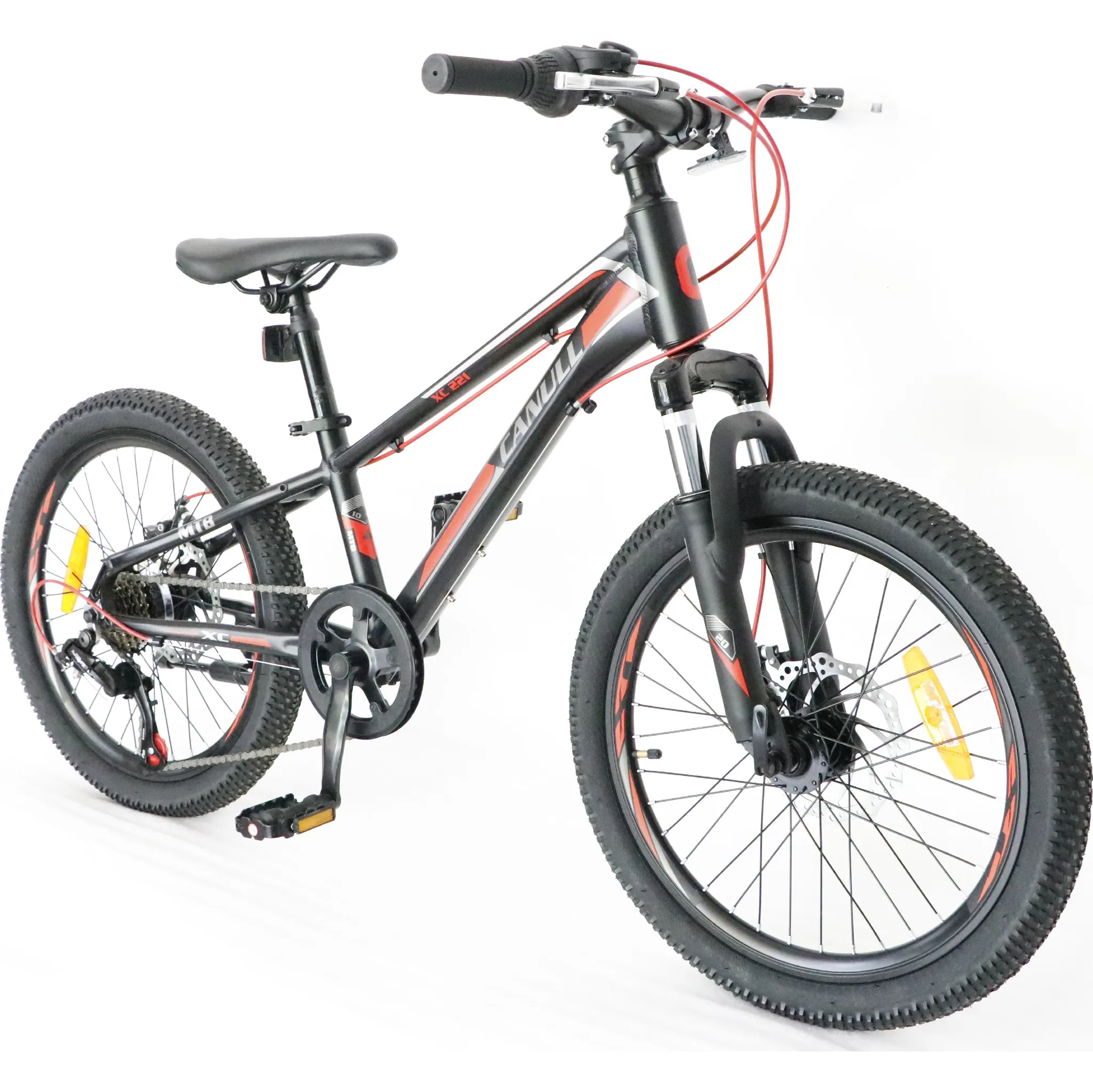 Fotografie 3 - Dětské kolo Canull XC 221 20" 2025 černé/červené