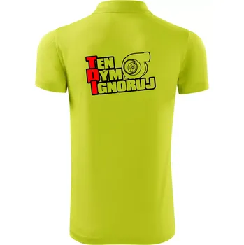 Pánská košile Ten dým ignoruj - Polokošile Victory sportovní (dresovina) - L ( Limetková )