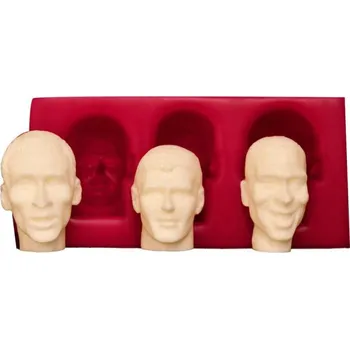 Forma na pečení Cesil Silikonová forma Mužské hlavy