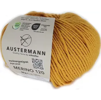 Příze Austermann Merino 120 EXP 168 (Příze Merino 120 EXP GOLD)