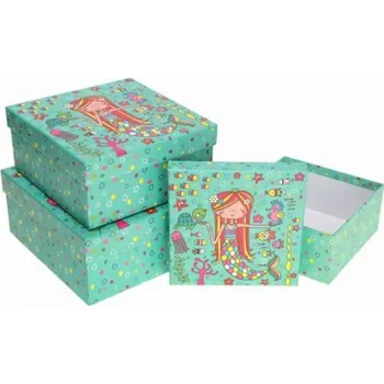 Dárkové krabice s motivem mořské panny velká