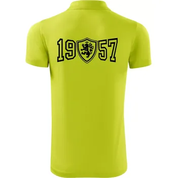 Pánská košile Narozeninový motiv - znak - 1957 - Polokošile Victory sportovní (dresovina) - S ( Limetková )