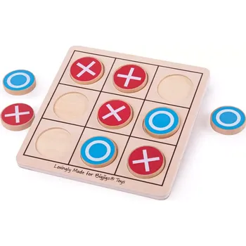 Hračka Dřevěné piškvorky BIGJIGS TOYS natur