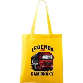 Nákupní taška Legenda mezi kamioňáky - Taška bavlněná - 42 x 38 cm ( Žlutá )