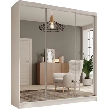 Šatní skříň ArtAdrk Šatní skříň TOLA | bílá 200 cm