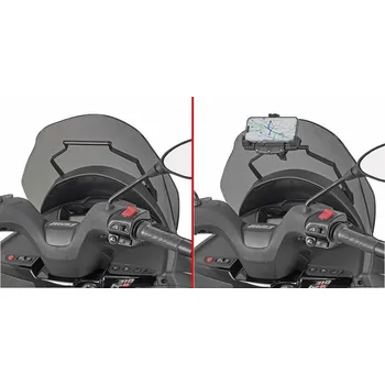 Zavazadlo na motocykl KAPPA 2025/07 hrazda pro montáž brašen a držáků GPS/smartphone PIAGGIO MP3 310 25- (KAPPA 2025/07 hrazda pro montáž brašen a držáků GPS/smartphone PIAGGIO MP3 310 25-)