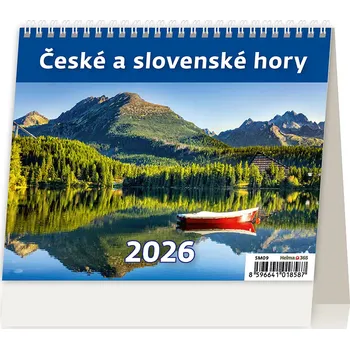 Kalendář Helma365 Stolní kalendář České a slovenské hory 2026