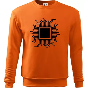 Pánská mikina Procesor - Mikina Essential pánská - M ( Oranžová )