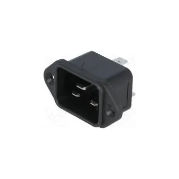 Elektrická zásuvka Konektor napájecí AC zásuvka vidlice 16A 250VAC IEC 60320