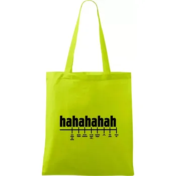 Varianty smíchu - Taška bavlněná - 42 x 38 cm ( Limetková )