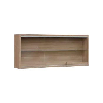 Knihovna RE VT - 400 vitrína, 400x1000x150, dub bardolino