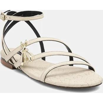 Dámské sandále Kožené sandály Patrizia Pepe dámské, béžová barva, 8X0095 L048 W338 8X0095.L048.W338 01X, EUR 37