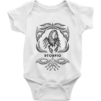 Kojenecký body Scorpio - vintage - Body kojenecké s krátkým rukávem - Krátký r. 12-18 měs ( Bílá )