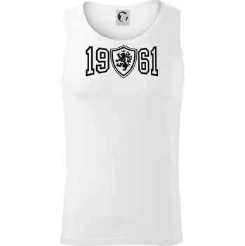 Narozeninový motiv - znak - 1961 - Tílko pánské Core - 2XL ( Bílá )