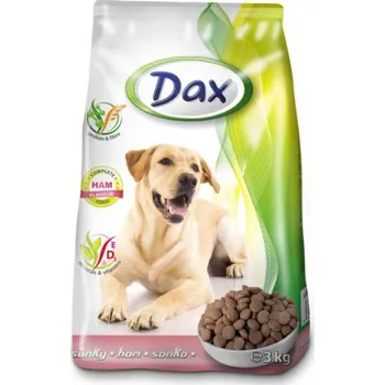 Krmivo pro psa Dax Granulované krmivo pro psy 3 kg, šunka
