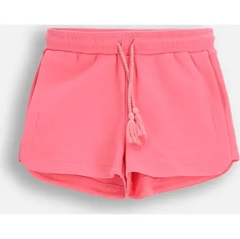 Dětské bavlněné šortky Coccodrillo růžová barva, TROPICAL STORY GIRL KIDS WC5121401TGK 42X, vel. 92