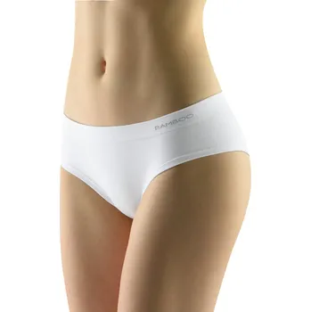 Kalhotky Dámské francouzské kalhotky bamboo 04027P bílé vel.L/XL - Gina