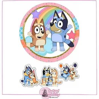 Přisada na vaření a pečení Pohádka Bluey č.10 - jedlý papír - Úprava na přání +20 Kč / Jedlý papír / Bez decor gelu