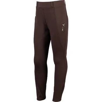 Jezdecké kalhoty HKM Legíny jezdecké Mia HKM, s gripem, dětské, hnědé 110-116