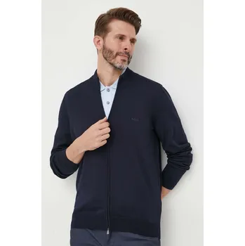 Pánský svetr Vlněný svetr BOSS Balonso-L 50476347 námořnická modř 59X, vel. S