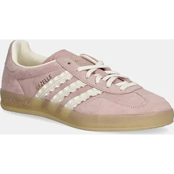 Dámská obuv Semišové tenisky adidas Originals Gazelle Indoor JS1413 růžová 30X, EUR 41 1/3