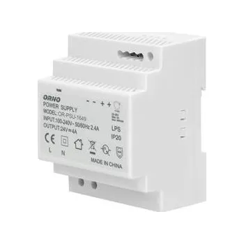 spínaný zdroj ORNO OR-PSU-1649 Zdroj spínaný 24V DC 4A, 100W na DIN lištu