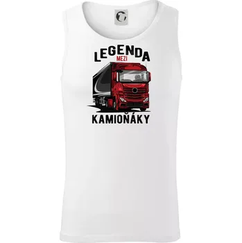 Legenda mezi kamioňáky - Tílko pánské Core - M ( Bílá )