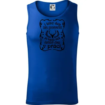 Blbý den na posedu - Tílko pánské Core - 2XL ( Královská modrá )