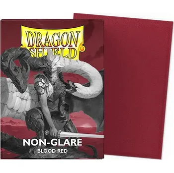 Příslušenství k deskovým hrám Obaly na karty Dragon Shield Matte Sleeves - Blood Red Non-Glare - 100 ks