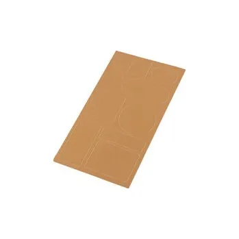 Samolepicí záplaty voděodolné tvary - 10 ks - 2 hnědá světlá