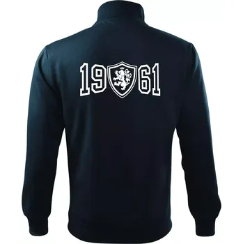 Pánské oblečení Narozeninový motiv - znak - 1961 - Mikina bez kapuce Adventure - L ( Námořní modrá (velmi tmavá - téměř černá) )