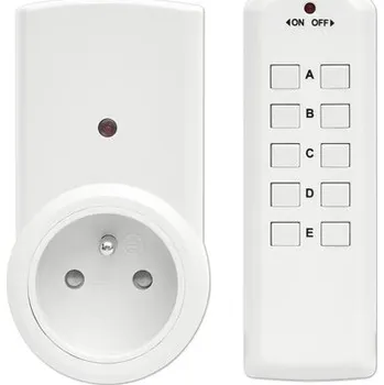 Elektrická zásuvka Dálkově ovládaná zásuvka + dálkové ovládání