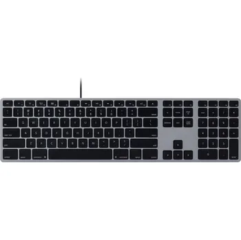 Klávesnice Matias FK318B Wired Aluminium Keyboard for Mac USB klávesnice US anglická, QWERTY, Mac Space Grau