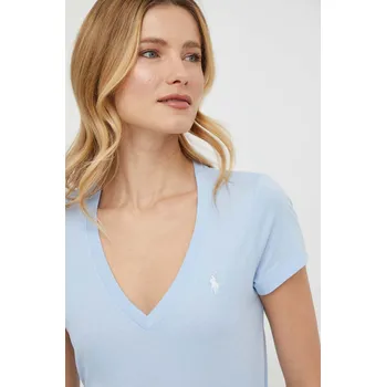 Pánské tričko Bavlněné tričko Polo Ralph Lauren 211902403 modrá 55X, vel. S