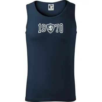 Narozeninový motiv - znak - 1970 - Tílko pánské Core - 2XL ( Námořní modrá (velmi tmavá - téměř černá) )