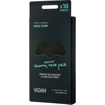 Náplast Yadah čisticí náplasti na nos s aktivním uhlím, 10 ks/1 balení