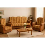 FALCO Sedací souprava Ibiza 3F+1+1 hnědá/olše