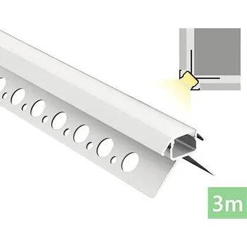 LED páska Profil FK technics 4739507-S pro LED do obkladu 3m-vnější roh