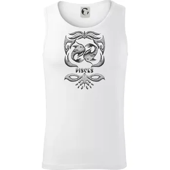 Pisces - vintage - Tílko pánské Core - M ( Bílá )