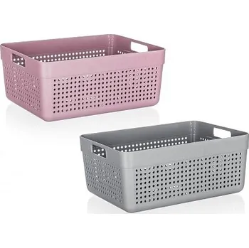 Úložný box košík TERRA 32,5x23,5x14cm PH mix barev