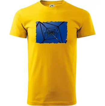 Stožár vysokého napětí zespodu - Triko extra velké (5-8XL) - 8XL ( Žlutá )