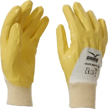 Pracovní rukavice Payper Máčené rukavice, TRACK NBR1M Barva: ŽLUTÁ, Velikost: 8