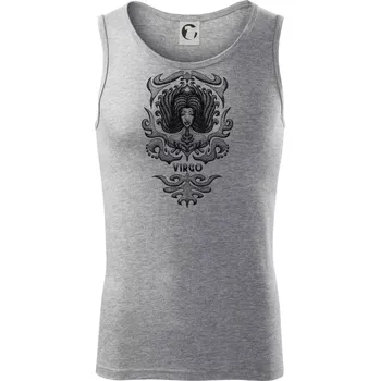 Virgo - vintage - Tílko pánské Core - S ( Tmavě šedý melír )