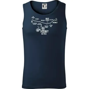 Jizerky na kole - horské kolo - Tílko pánské Core - S ( Námořní modrá (velmi tmavá - téměř černá) )