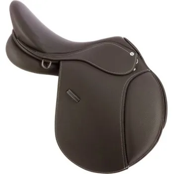 Jezdecké sedlo Univerzální sedlo NORTON PRO Mixte hnědé 16,5"