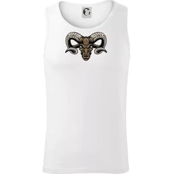 Pánské termoprádlo Hlava berana zlá - Tílko pánské Core - M ( Bílá )