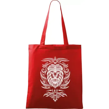 Nákupní taška Leo - vintage - Taška bavlněná - 42 x 38 cm ( Červená )