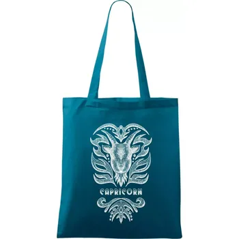 Capricorn - vintage - Taška bavlněná - 42 x 38 cm ( Petrolejová )